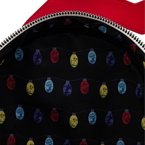 NWT Loungefly Disney Santa Jack Skellington Mini Backpack - Picture 4 of 5